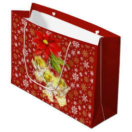 Dansen Baby Angels met sneeuwvlokken Groot Cadeauzakje