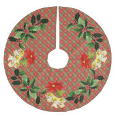 Dansen Baby Angels op Plaid Kerstboom Rok (Voorkant)