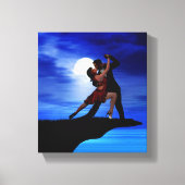 DANSEN BIJ HET MAANLICHT CANVAS AFDRUK (Voorkant)