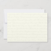 Dansen Blooms Autumn Tree Dank u platte Kaart (Achterkant)