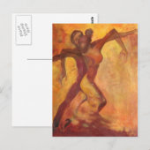 dansen briefkaart (Voorkant / Achterkant)
