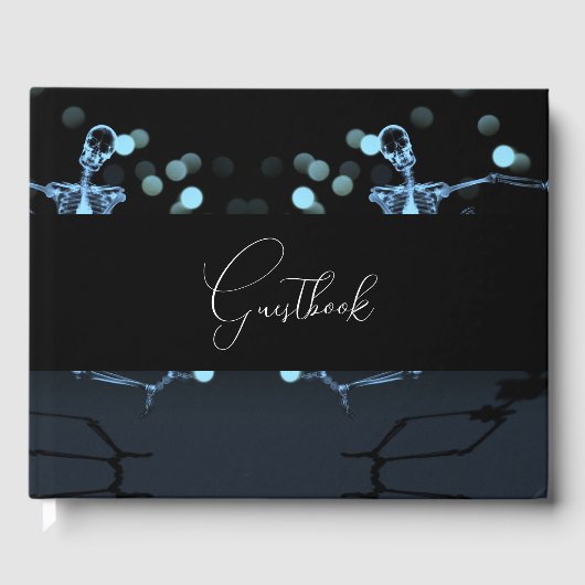 Dansen Celebration X-Ray Skeleton Gastenboek (Voorkant)