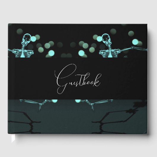 Dansen Celebration X-Ray Skeleton Gastenboek (Voorkant)