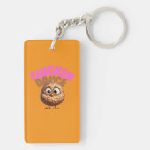 Dansen Chicken Acryl Sleutelhanger (achterkant)