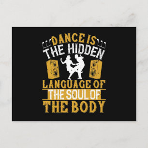 Dansen - Dance is de verborgen taal van de sol Briefkaart