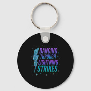 Dansen door de blikseminslag Danser Motiva Sleutelhanger