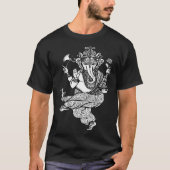 Dansen Ganesha Ganesh Chaturthi Indiase Mandala Gr T-shirt (Voorkant)