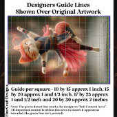 Dansen Ginger Tabby Cat Ballerina DK2R Decoupage Tissuepapier