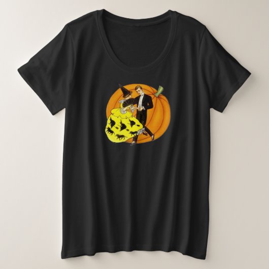 Dansen Halloween - Spooky & Fun Grote Maat T-shirt (Design voorkant)