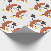 Dansen Hot Dogs Cadeaupapier (Hoek)