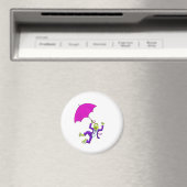 Dansen in de Rain Frog Magneet (Insitu (Vaatwasser))