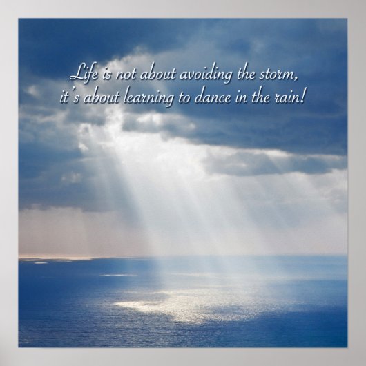 Dansen in de regen poster (Voorkant)