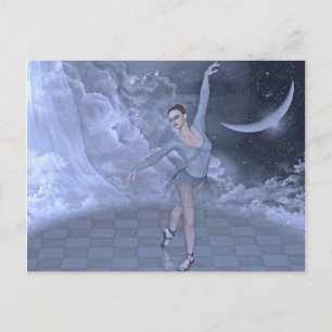 dansen in de wolken briefkaart