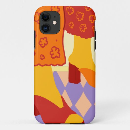 Dansen in geruite dromen Case-Mate iPhone case (Achterkant)