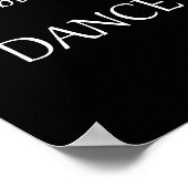 Dansen in het Inspirerend Poster van de Regen (Hoek)