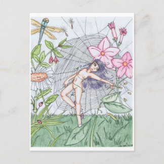 Dansen in Natuur. Briefkaart