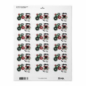 Dansen in pepermunt etiket (Full Sheet)