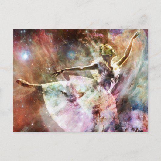 "Dansen in Stardust" Briefkaart (Voorkant)