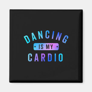 Dansen is mijn cardio-T-shirt voor dansers die gra Magneet