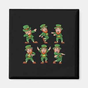 Dansen Leprechauns St Patrick's Day Fun Boys Meisj Magneet