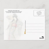 Dansen met de Golden Comb Briefkaart (Achterkant)