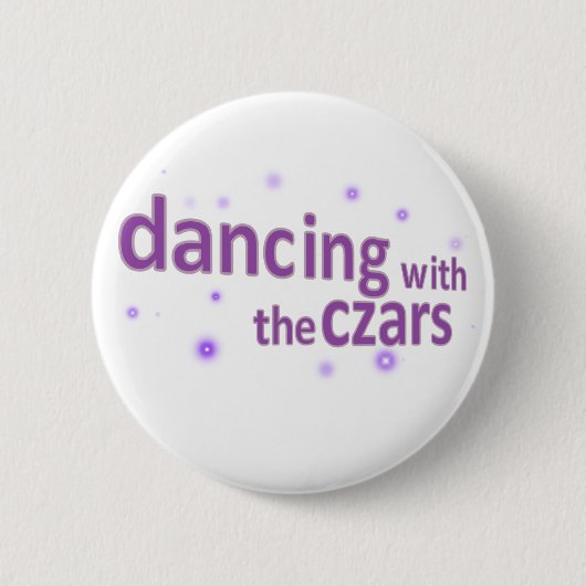 Dansen met de tsaren ronde button 5,7 cm (Voorkant)