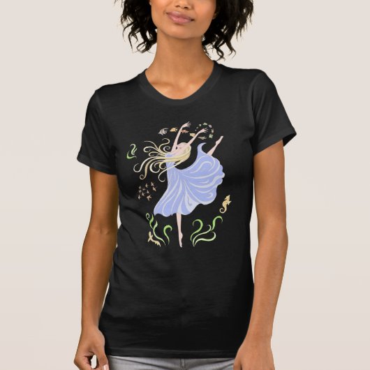 Dansen met de vissen t-shirt (Voorkant)
