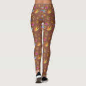 Dansen met de wind Aarde Leggings (Achterkant)