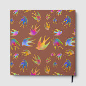 Dansen met de wind van de aarde gastenboek (Achterkant)