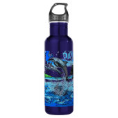Dansen met Dolphins Waterfles (Voorkant)