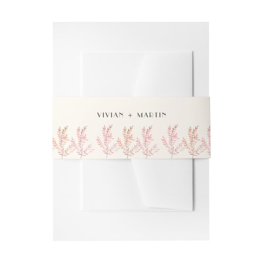 Dansen met het gefluister van de wind uitnodigingen wikkel (Voorkant Voorbeeld)