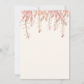 Dansen met het gefluister van de wind Wedding Kaart (Achterkant)