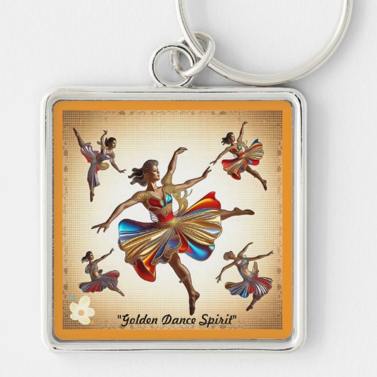 "Dansen met passie" Sleutelhanger (Voorkant)