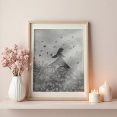 Dansen met vogels I Poster