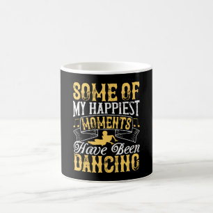 Dansen - Mijn gelukkigste momenten zijn dansend Koffiemok