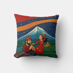 Dansen onder de berg Ararat Kussen