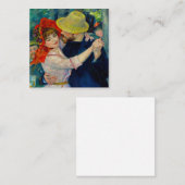 Dansen op Bougival Pierre Renoir Informatiekaartje (Voorkant / Achterkant)