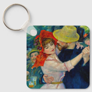 Dansen op Bougival Pierre Renoir Sleutelhanger