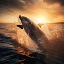 Dansen op de Morning Sun - Dolphin Jigzaag Puzzle