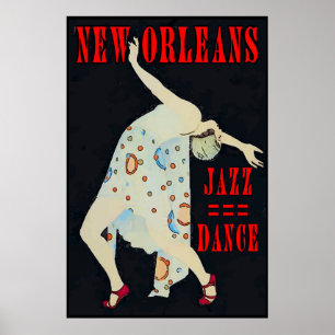 Dansen op Jazz 2016 Orleans Poster