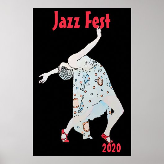 Dansen op Jazz 2020 Poster (Voorkant)