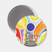 Dansen op Moonbeams Magneet (Voorkant / Achterkant)