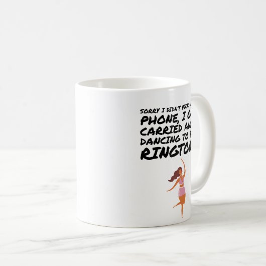Dansen op Ringtone Koffiemok (Voorkant rechts)