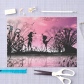 Dansen op viool tissuepapier (Craft)