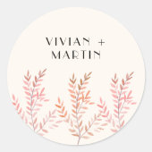 Dansen Ronde Sticker (Voorkant)