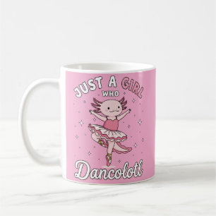 Dansen Roze Axolotl in Ballet Tutu Koffiemok
