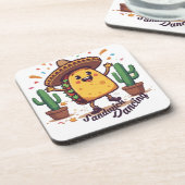 Dansen Sandwich Fiesta Bier Onderzetter (Linkerzijde)