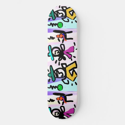 dansen skateboard (Voorkant)