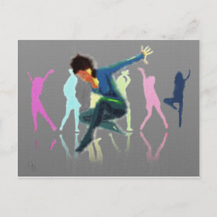 Dansen voor Joy Art Briefkaart