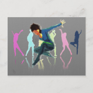 Dansen voor Joy Art Briefkaart